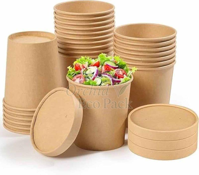 350ml Kraft Paper Food Container