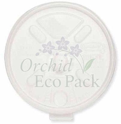 Plastic HIPS White Cup Lid