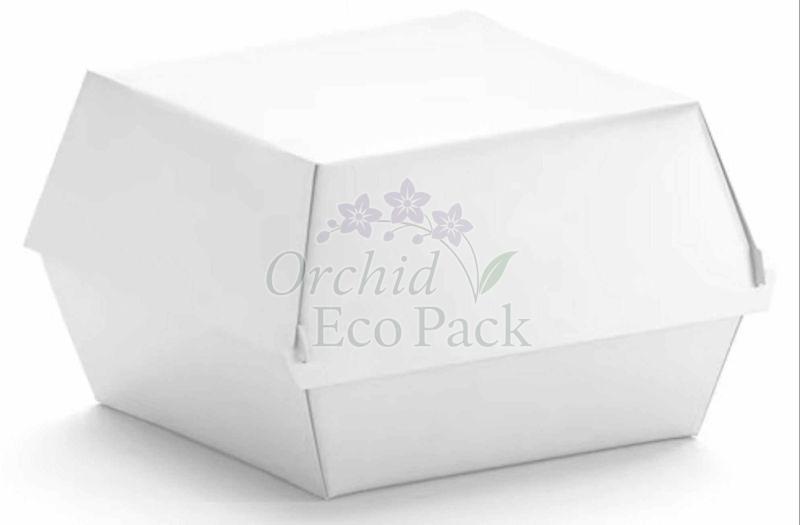 Small White Burger Box