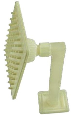 Royal 90 Degree PVC 4x4 Square Plastic Shower Head