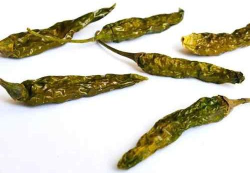 Dehydrated Green Chili