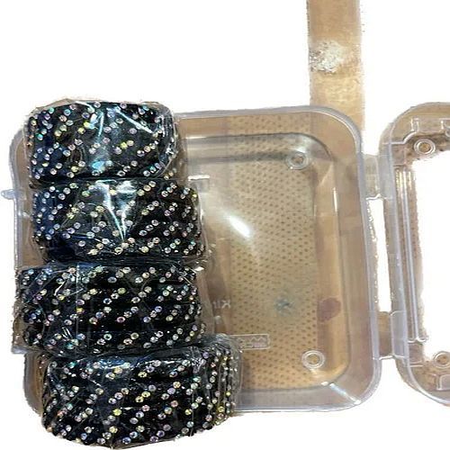 Kids Black Stone Bangles