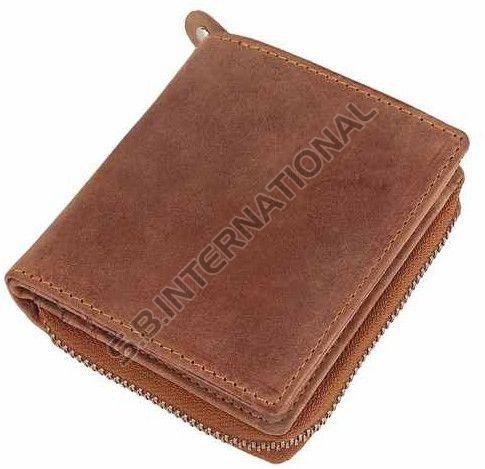 Brown Slim RFID Leather Wallet