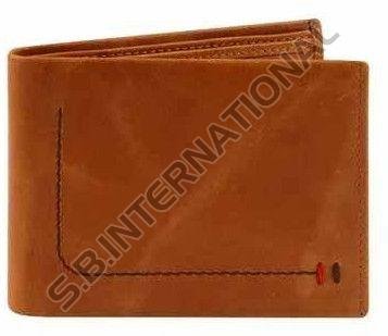 Tan Double Fold Designer Wallet