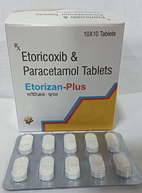 Etorizan Plus Etoricoxib Paracetamol Tablet