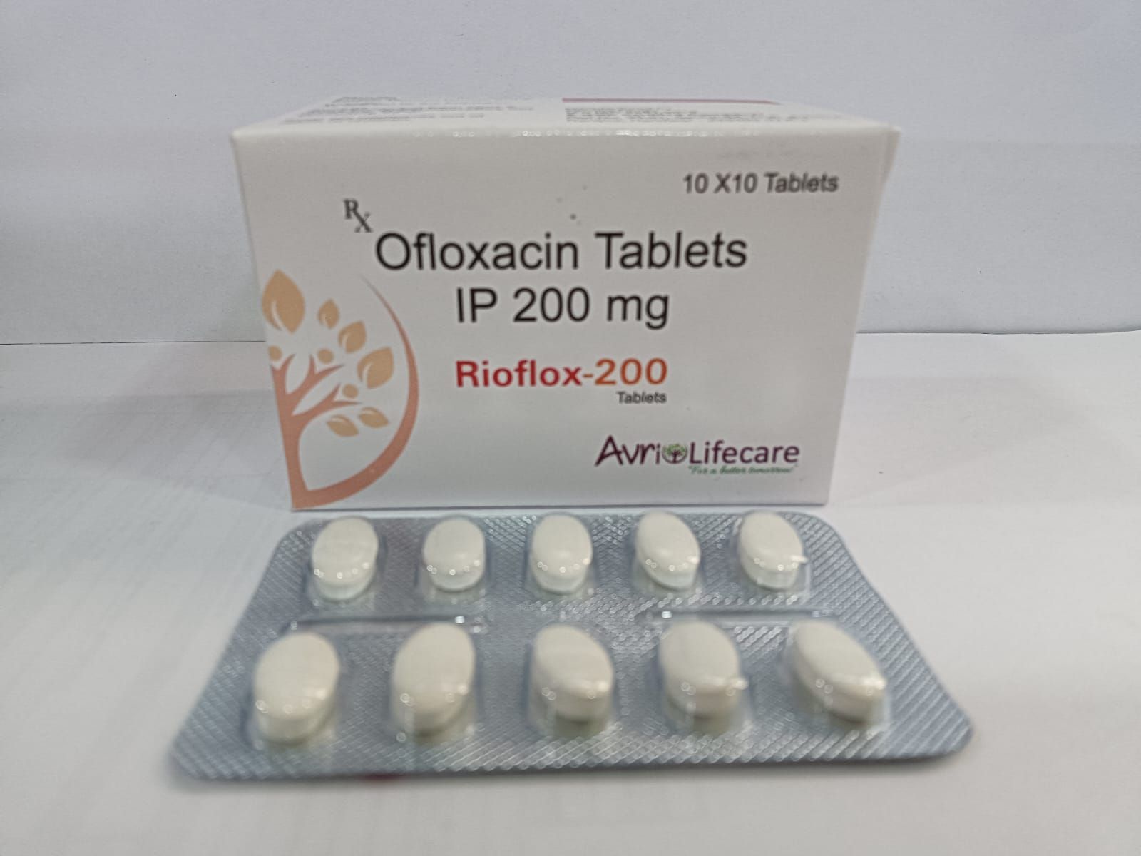 Rioflox 200mg Ofloxacin Tablet