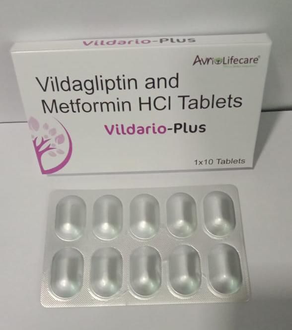 Vildario Plus Vildagliptin Metform HCL Tablet