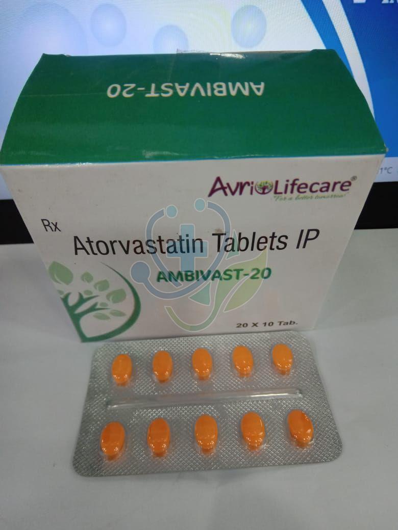 Ambivast 20mg Atorvastatin Tablet