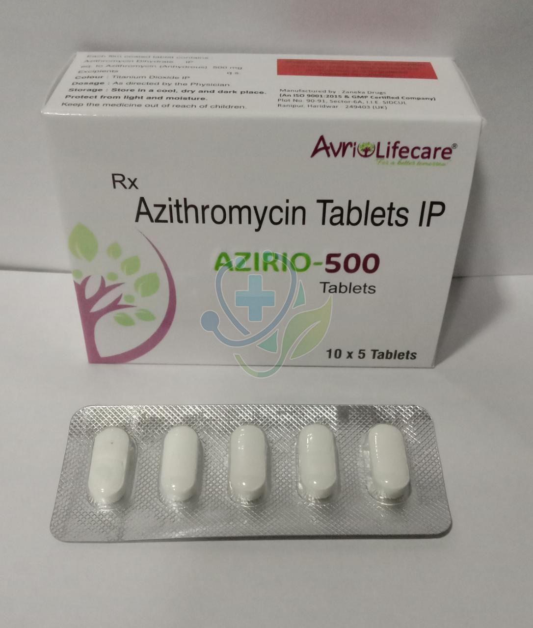 Azirio 500mg Azithromycin Tablet