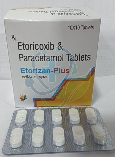 Etorizan Plus Etoricoxib Paracetamol Tablet