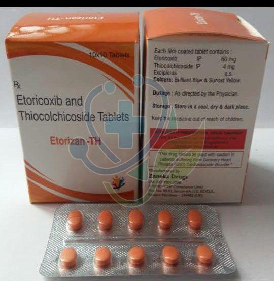 Etorizan TH Etoricoxib Thiocolchicoside Tablet