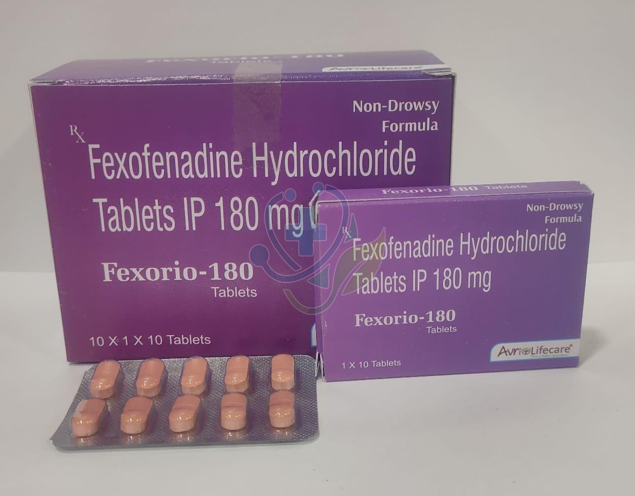 Fexorio 180mg Fexofenadine HCL Tablet