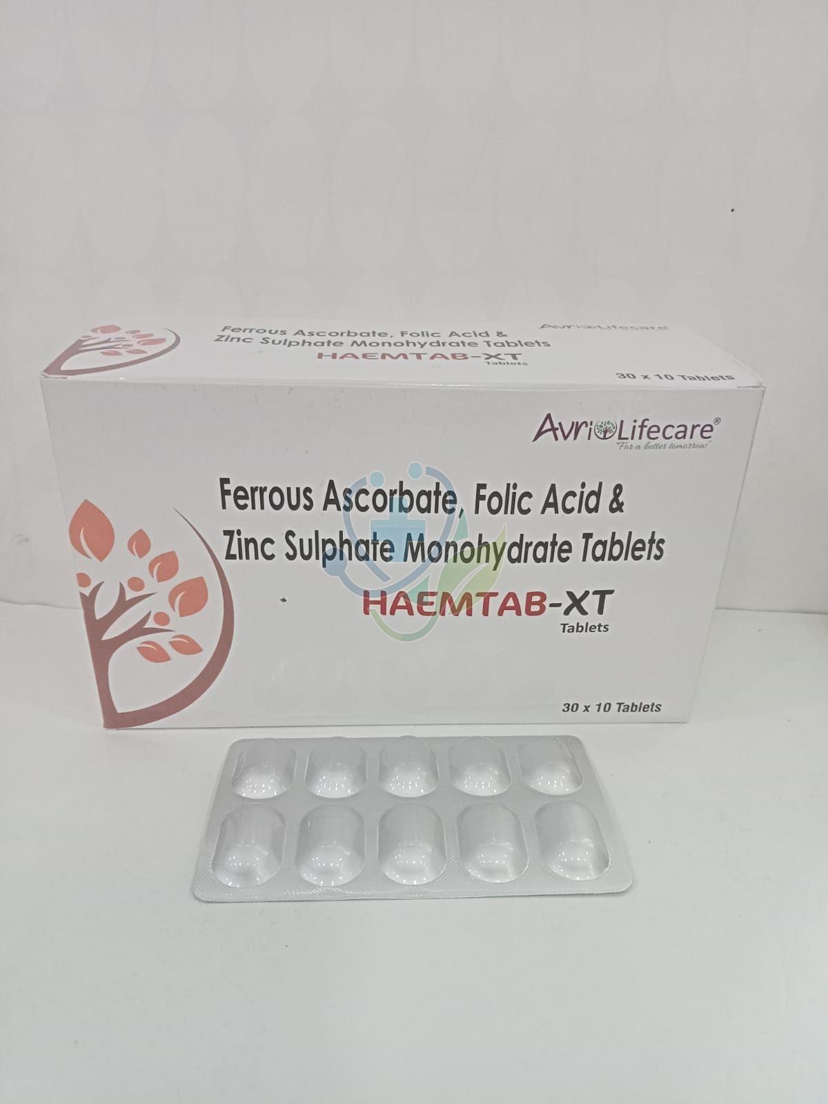 Haemtab XT Ferrous Ascorbate Folic Acid Tablet