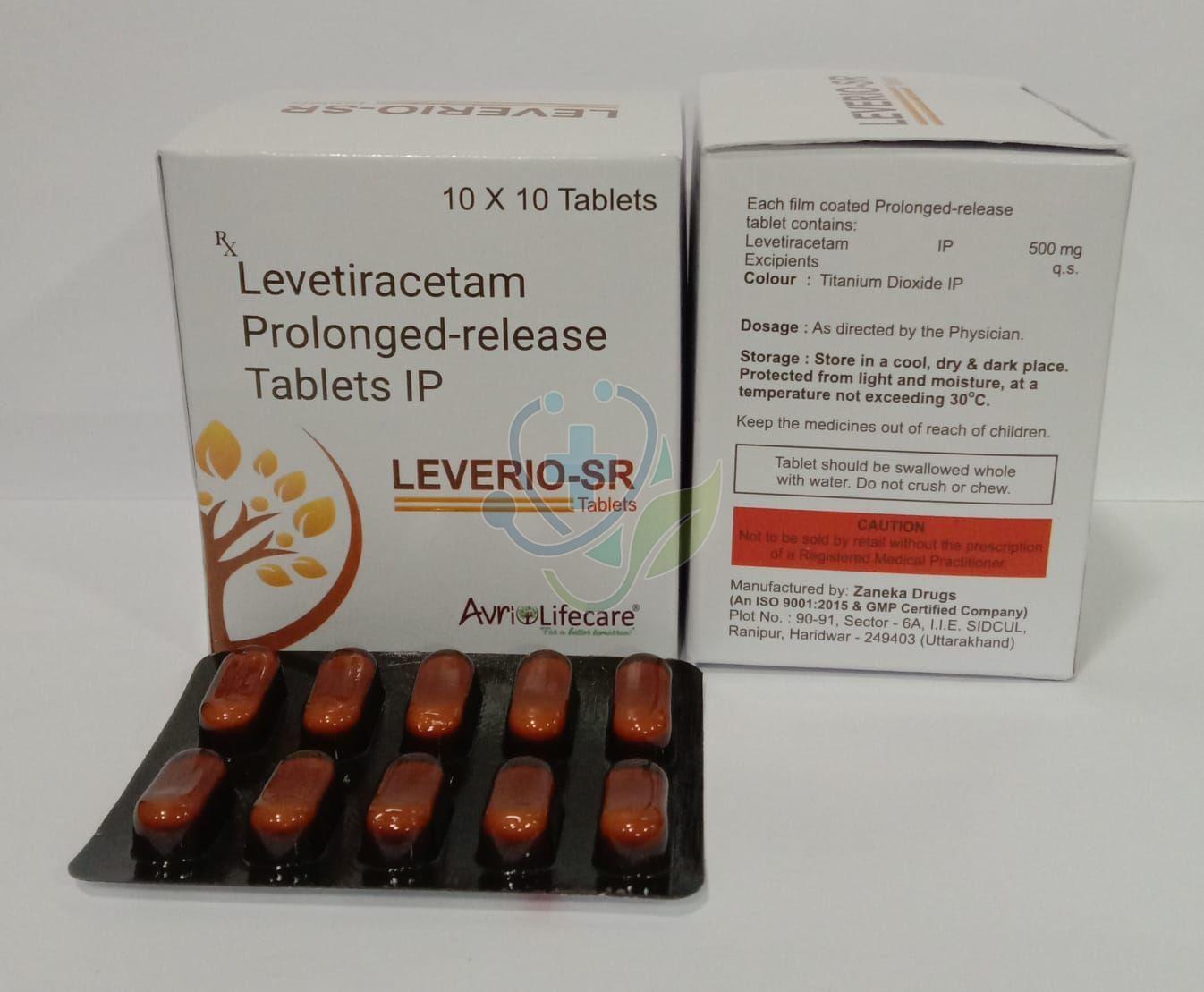Leverio SR Levetiracetam Prolonged Release Tablet