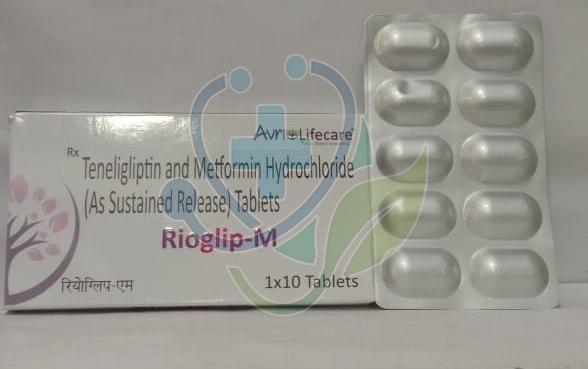 Rioglip M Teneligliptin Metformin Hydrochloride Tablet