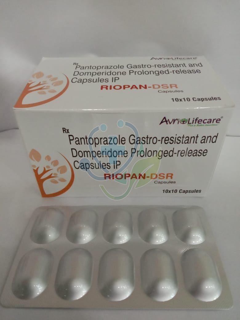 Riopan DSR Pantoprazole Domperidone Capsule