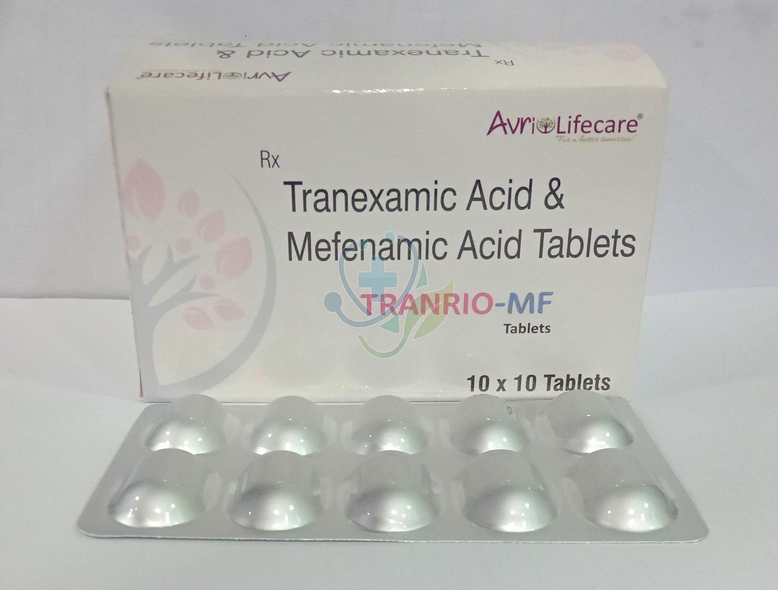 Tranrio MF Tranexamic Acid Mefenamic Acid Tablet