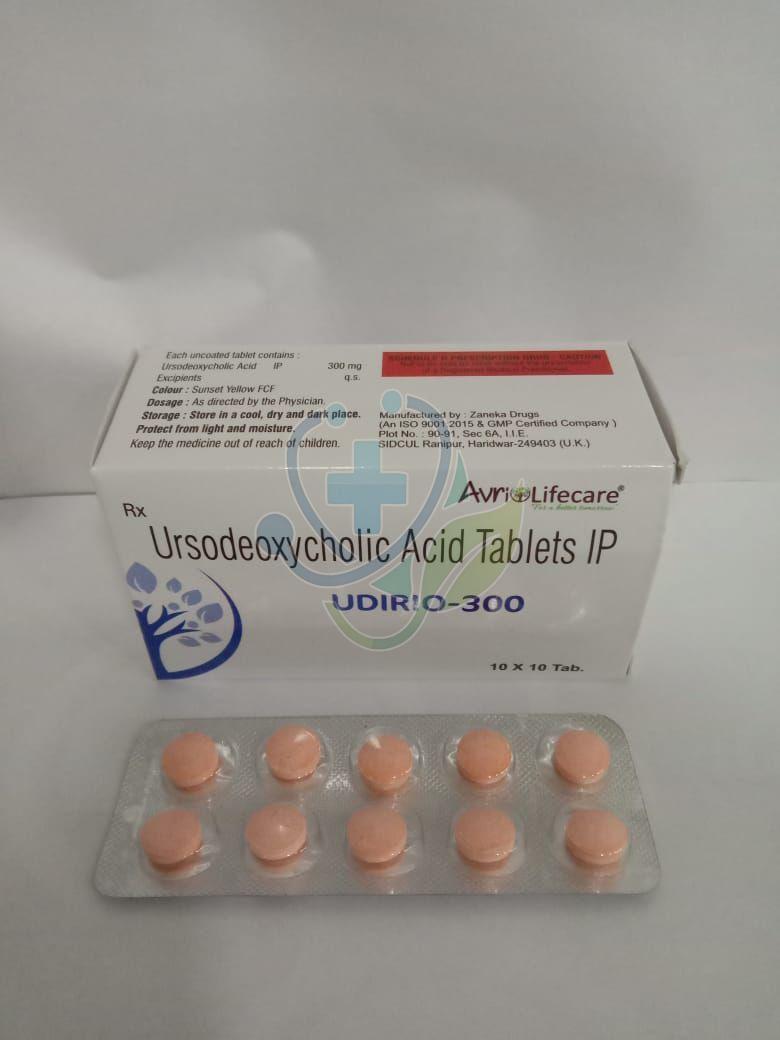 Udirio 300mg Ursodeoxycholic Acid Tablet