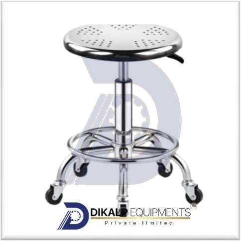 Single Seater Stainless Steel Stool