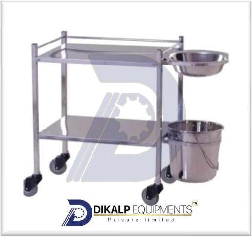 Stainless Steel Hospital Dressing Trolley