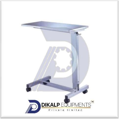 Stainless Steel Hospital Overbed Table