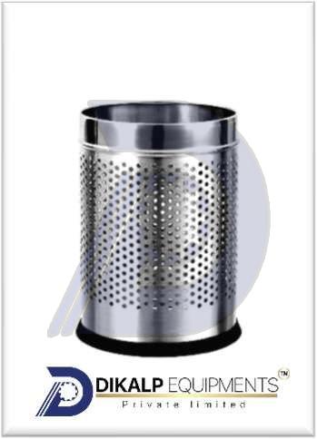 Stainless Steel Open Mouth Dustbin