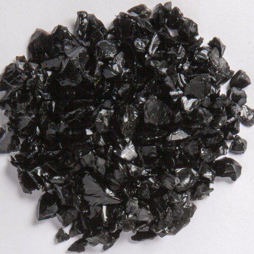 3mm to 7mm Black Glass Cullets