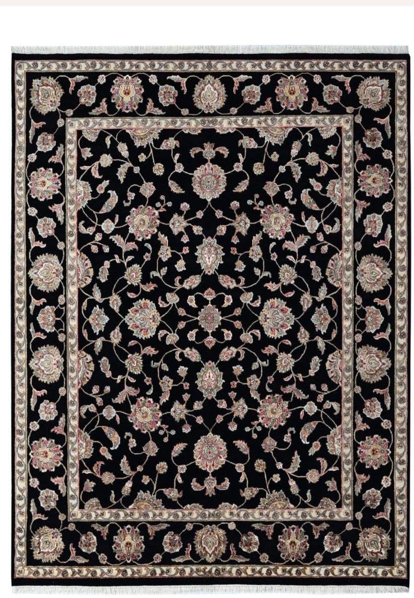 Hand Knotted Silk Carpet