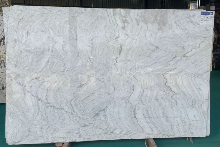 Crystal White Marble Slab