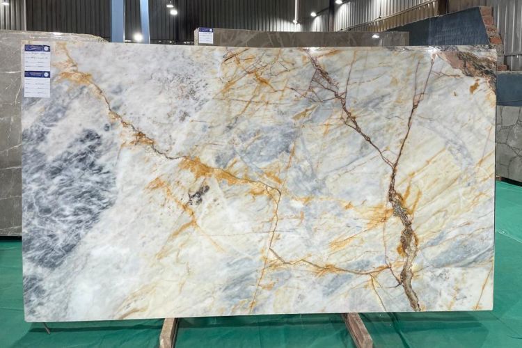 Golden Onyx Marble Slab