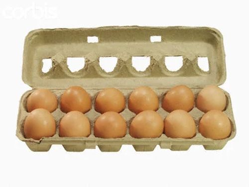 12 Pieces Fresh Brown Eggs