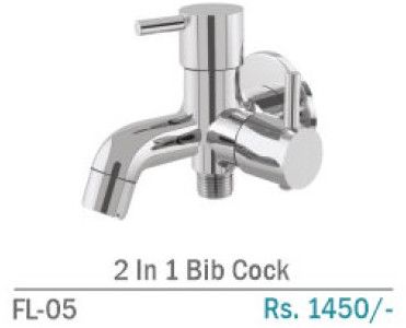 FL-05 Brass Dual Outlet Bib Cock