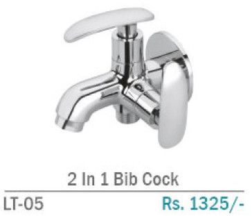 LT-05 2 In 1 Brass Dual Outlet Bib Cock