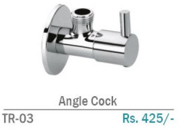 TR-03 Brass Wall-Mount Angle Cock