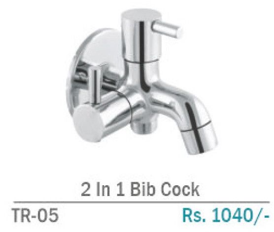 TR-05 2 In 1 Brass Wall-Mount Bib Cock