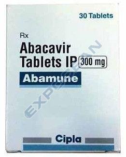 Abamune 300mg Abacavir Sulphate Tablet
