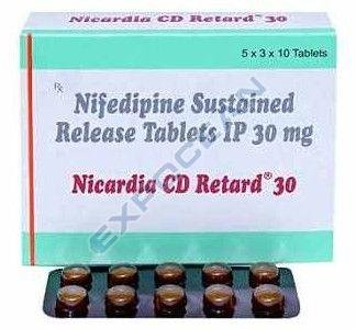 Nicardia CD Retard 30mg Nifedipine Tablet