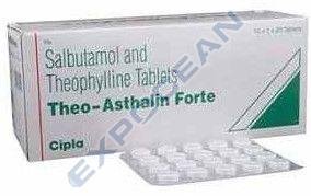 Theo Asthalin Forte Salbutamol Sulphate Theophylline Tablet