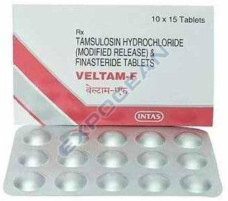 Veltam F Tamsulosin Hydrochloride Finasteride Tablet
