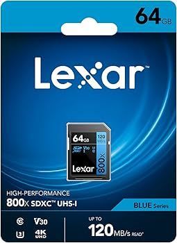 64 Gb Lexar Professional Memory Card