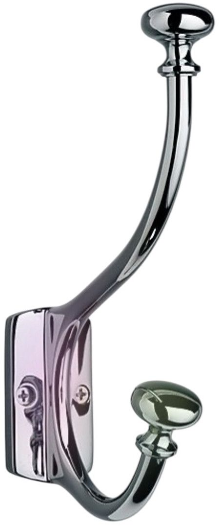 Wall Mounted Silver Plated Brass Hook