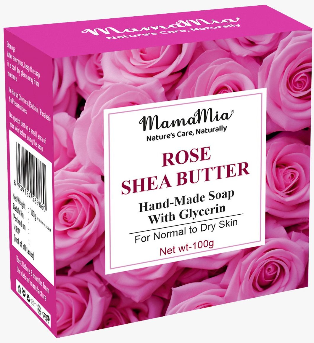 Rose & Sheabutter Handmade Soap with Glycerin