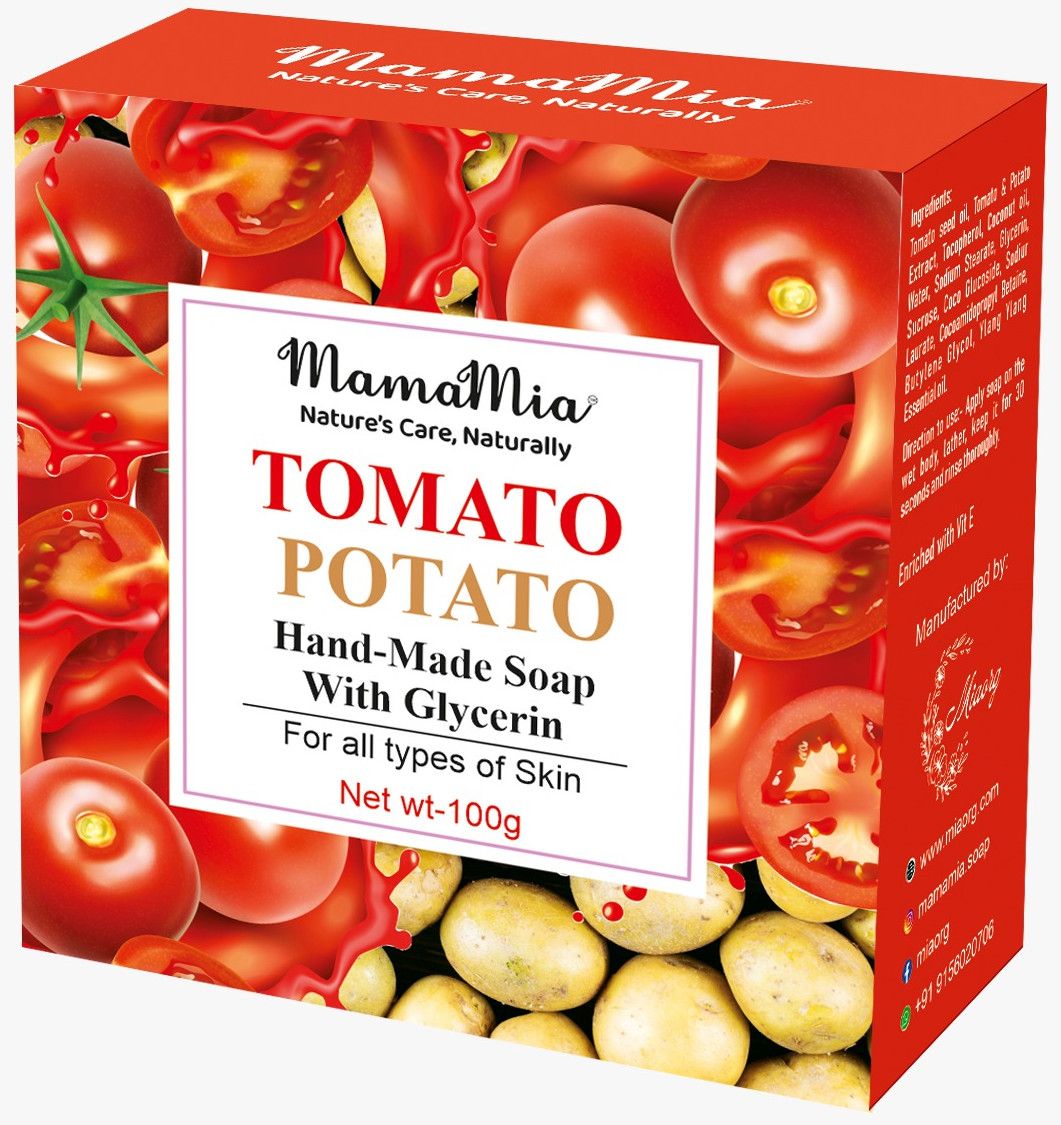 Tomato & Potato Handmade Soap with Glycerin