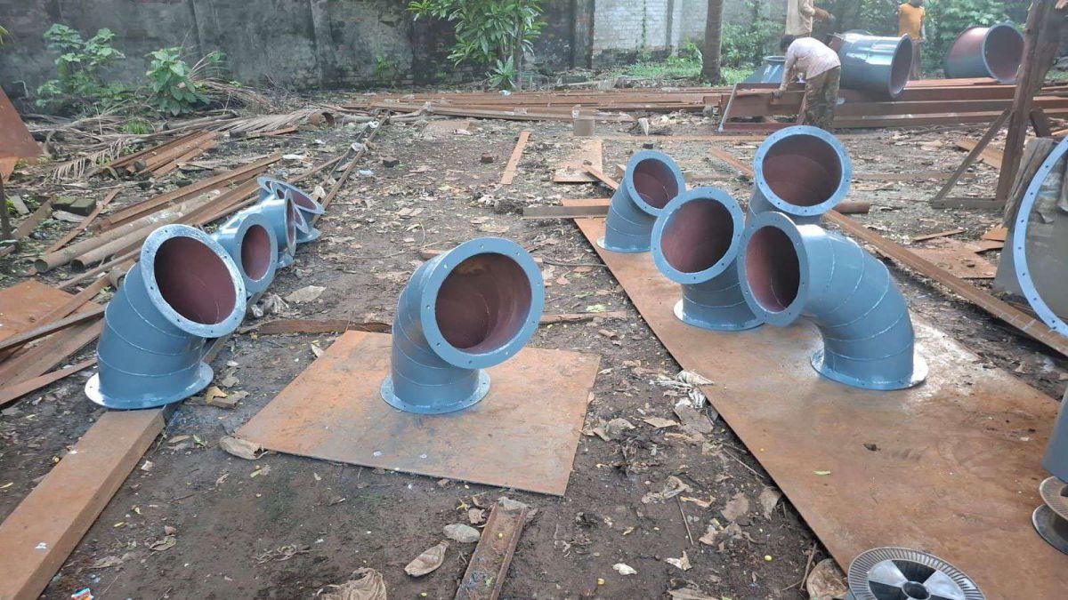 Mild Steel Fabricated Bend Duct