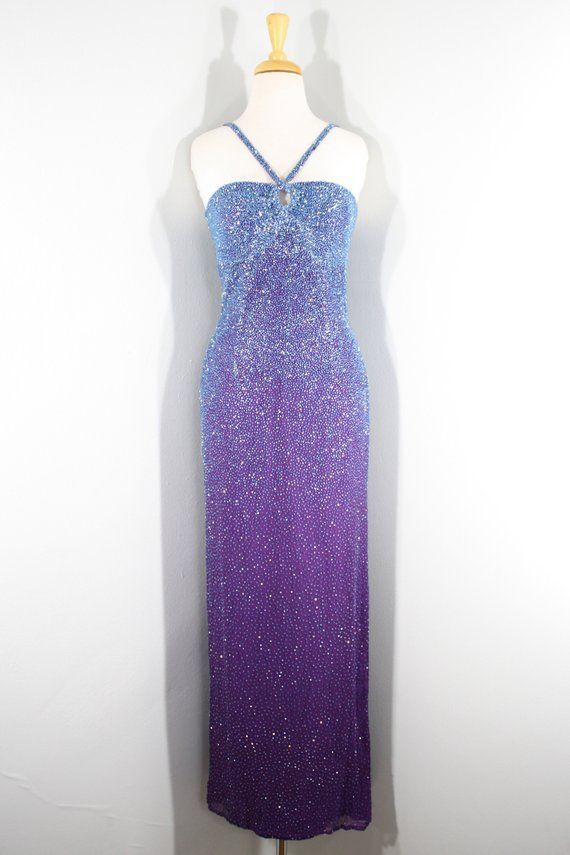 Twilight Ombré Sequin Bodycon Dress