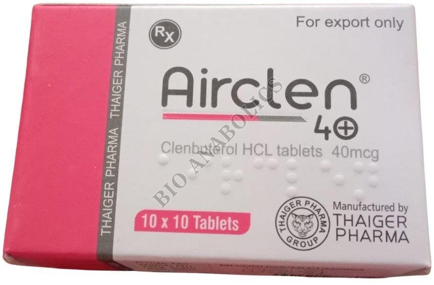 Airclen Thaiger Pharma, 40 Mcg Tablet