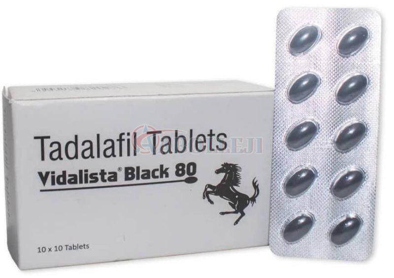 80mg Vidalista Black Tadalafil Tablets