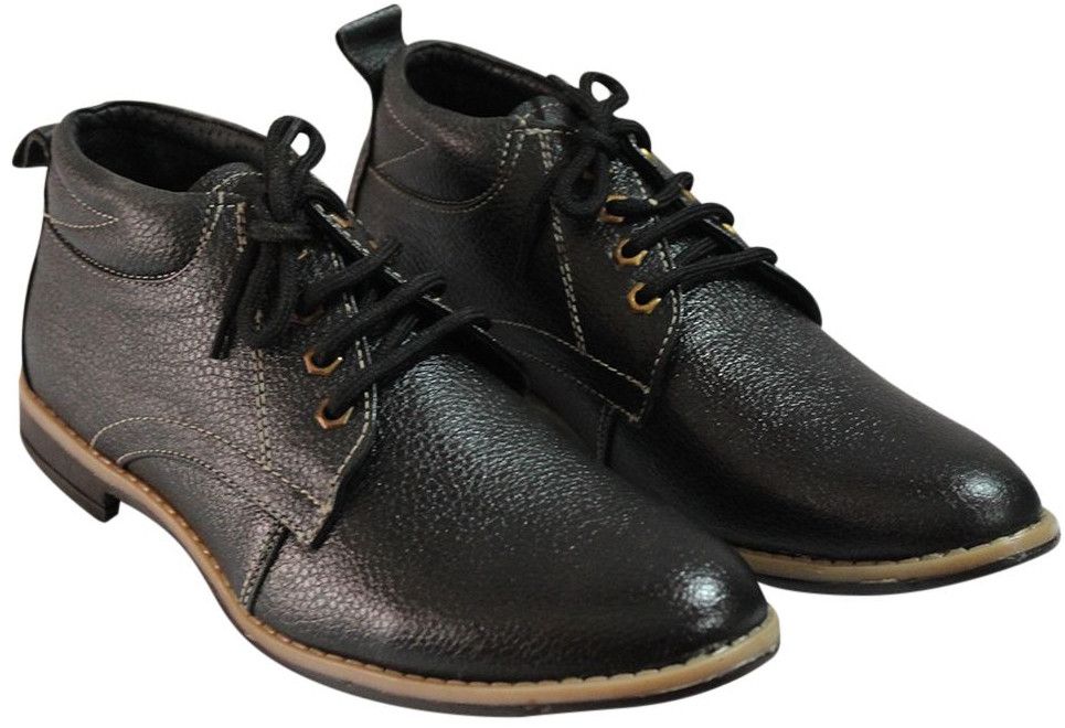 Men Black Leather Formal Shoes