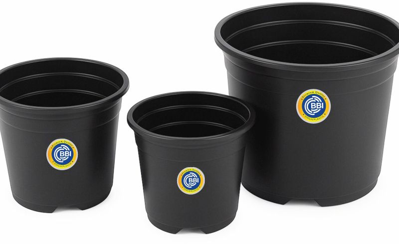 Black Plastic Nursery Pot