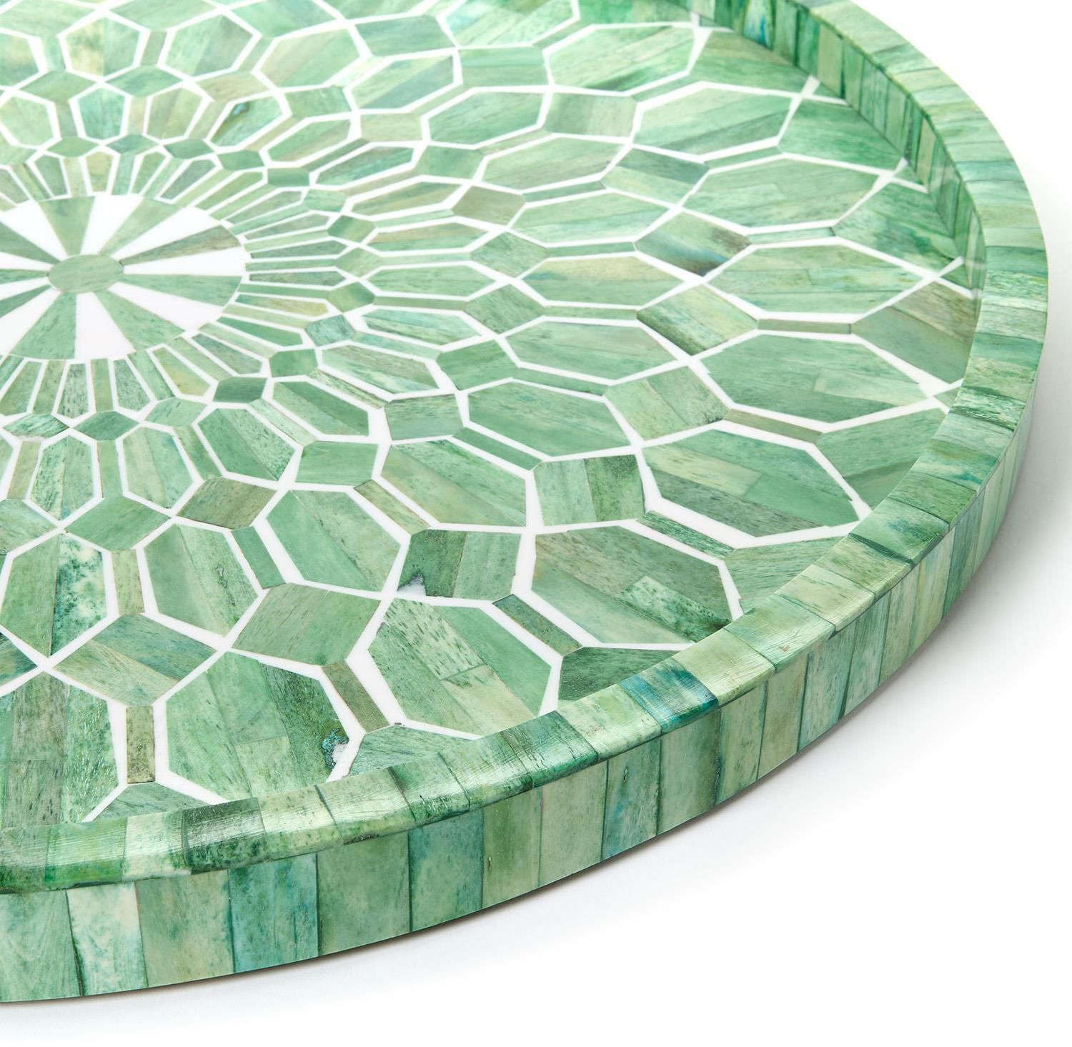 Bone Resin Decorative Tray Set